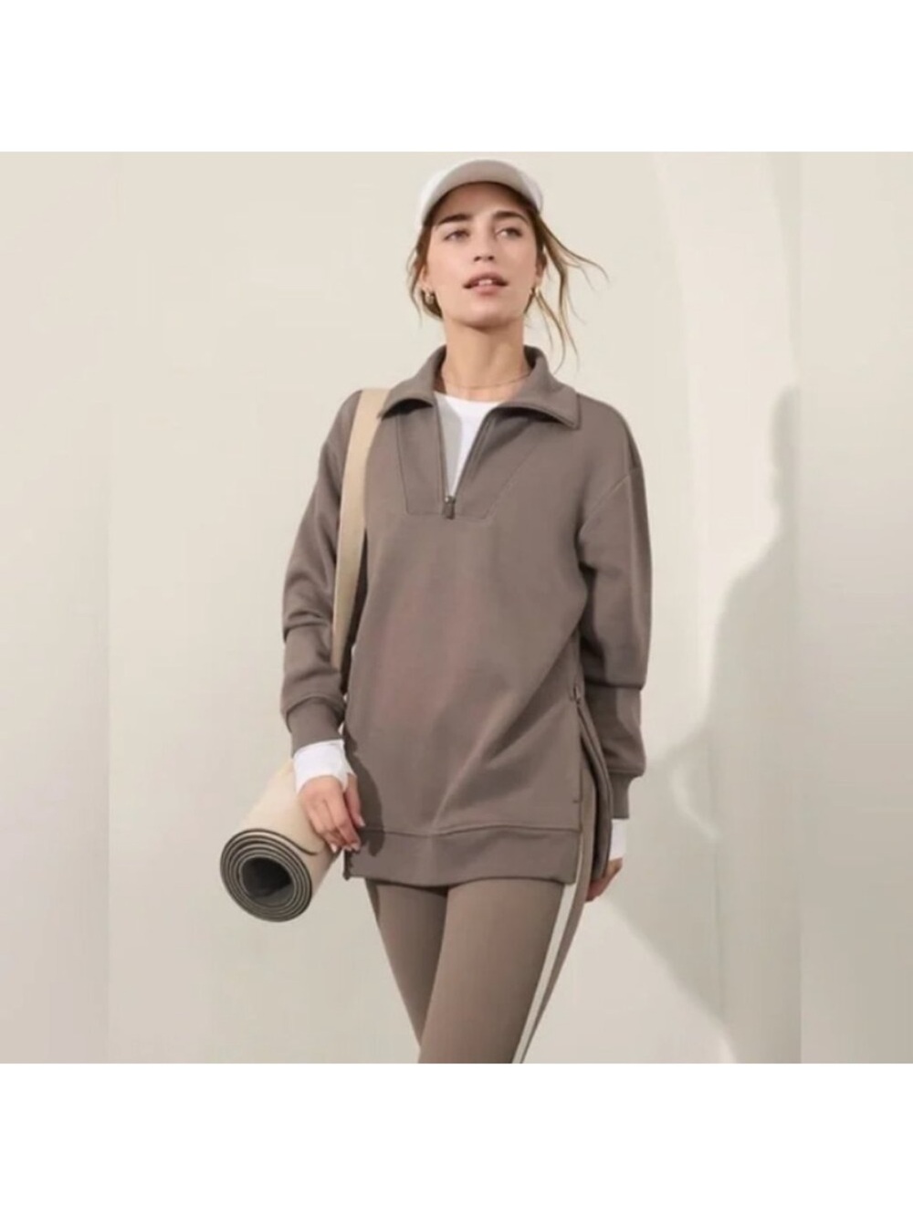 Athleta Cozy Karma 1/2 zip Sweatshirt